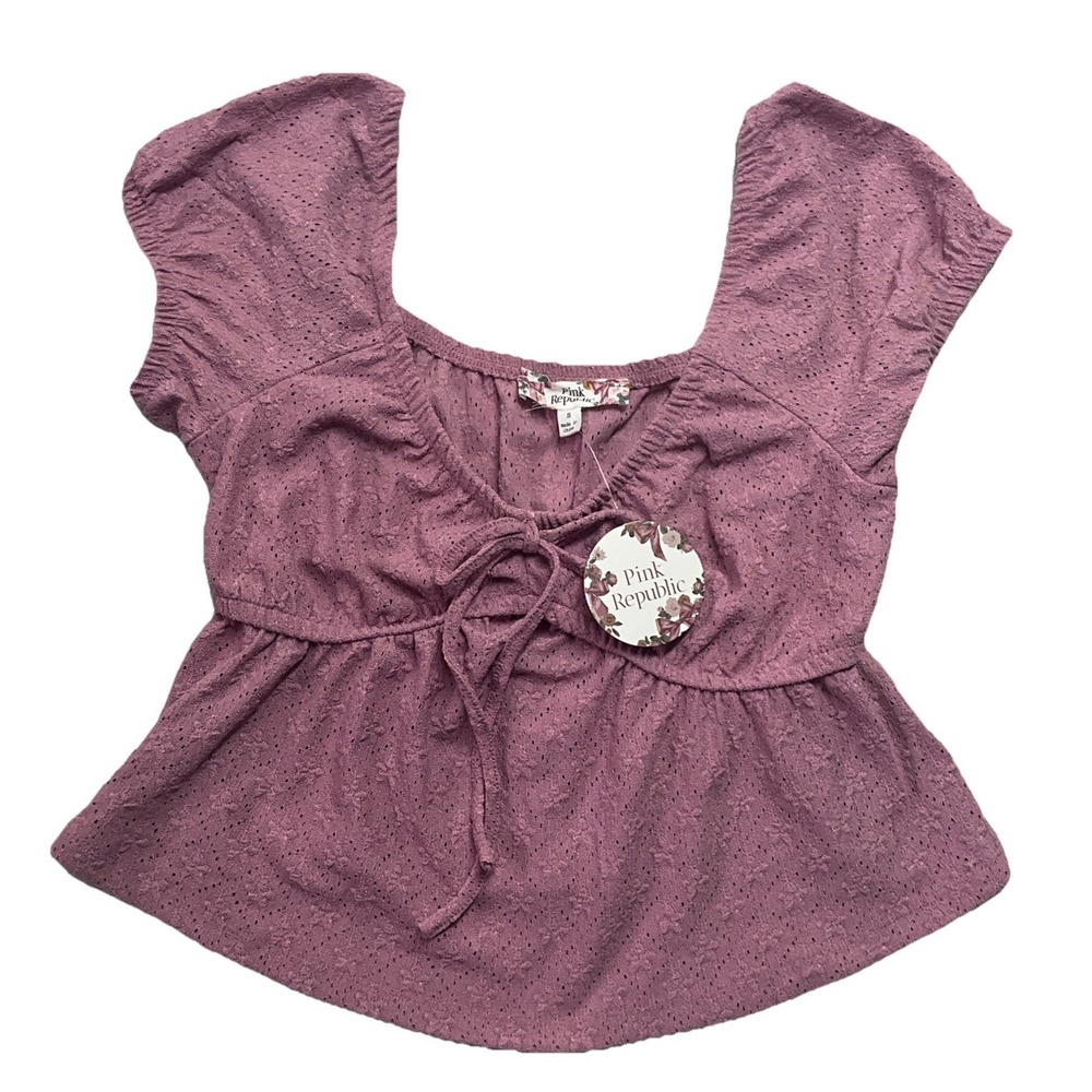 Pink Republic Womens Pink Sleeveless Top Size S